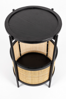 Rattan Accented Side Table | DF Makoto | Oroatrade.com