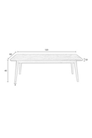 Rectangular Wood Coffee Table | DF Fabio | Oroatrade.com