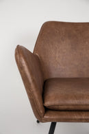Leather Lounge Armchair | DF Bon | Oroatrade.com