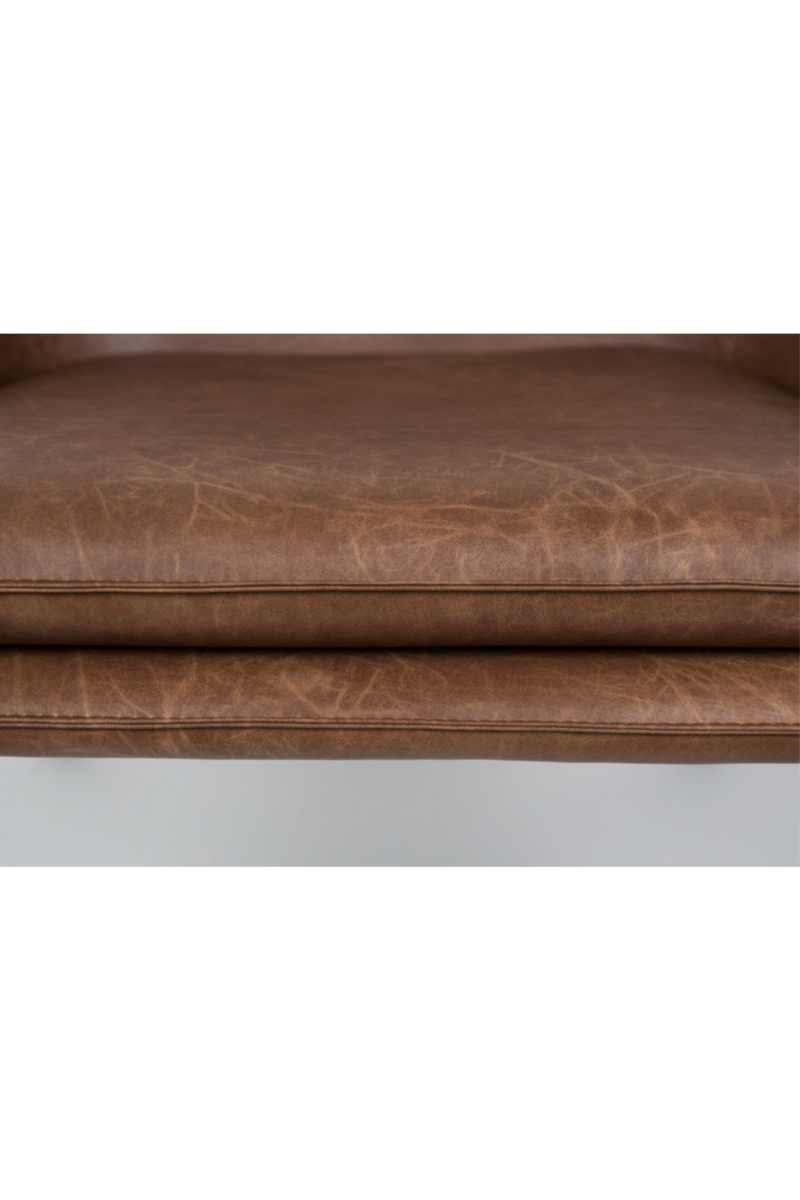 Brown Leather Accent Chair | DF Bon | Oroatrade.com