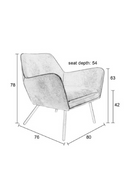 Leather Lounge Armchair | DF Bon | Oroatrade.com