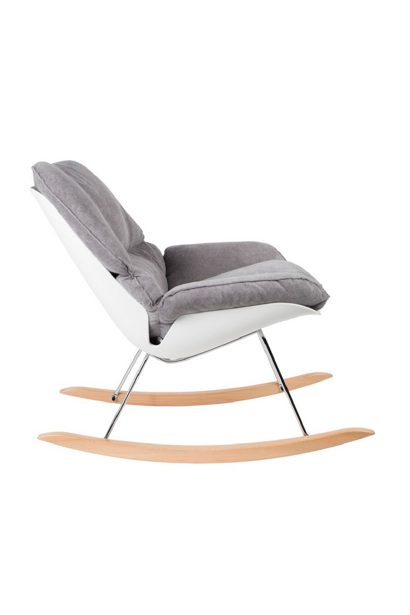 Gray Upholstered Rocking Chair | DF Rocky | Oroatrade.com