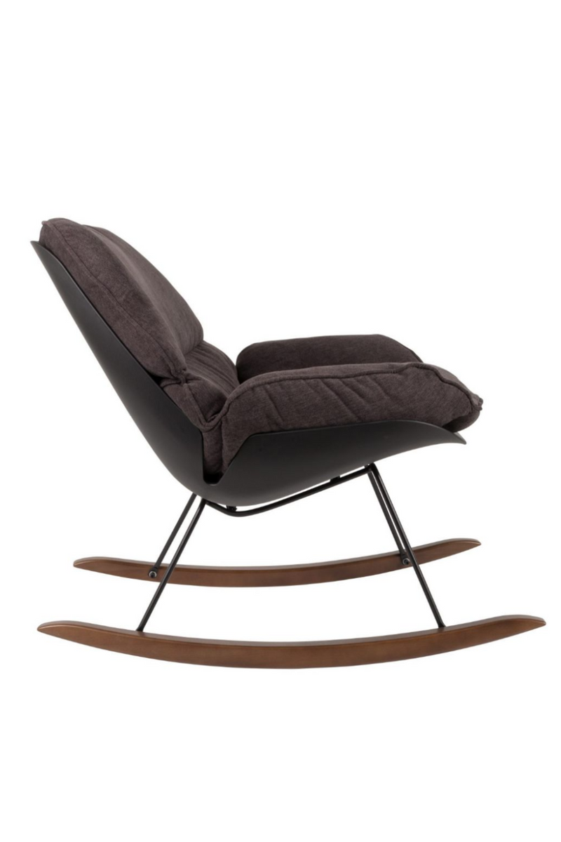 Brown Upholstered Rocking Chair | DF Rocky | Oroatrade.com