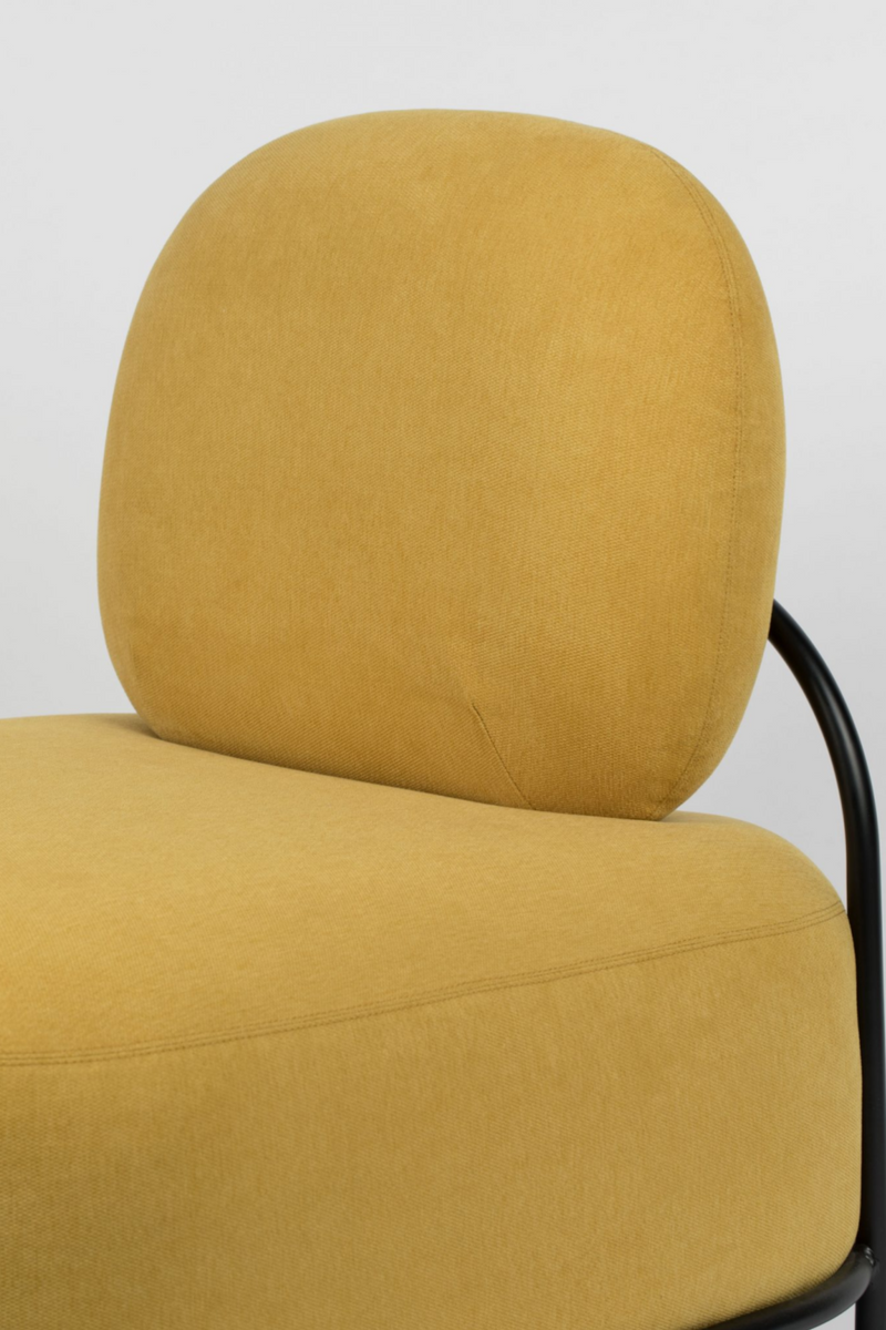 Yellow Upholstered Accent Chair | DF Polly | Oroatrade.com