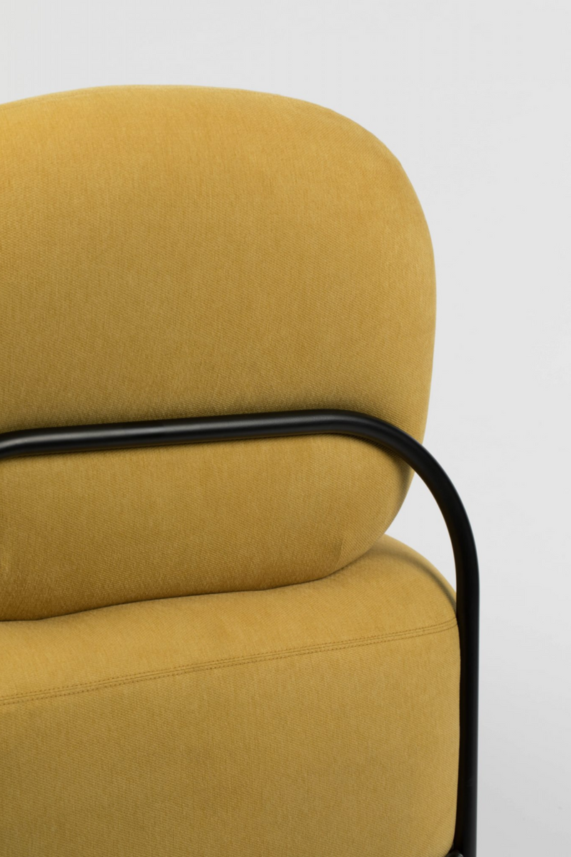 Yellow Upholstered Accent Chair | DF Polly | Oroatrade.com