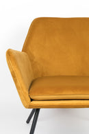 Gold Velvet Accent Chair | DF Bon | Oroatrade.com