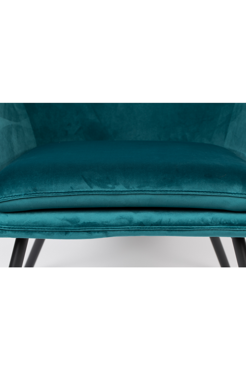 Velvet Upholstered Lounge Chair | DF Bon | Oroatrade.com