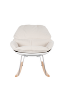 White Upholstered Rocking Chair | DF Rocky | Oroatrade.com
