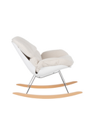 White Upholstered Rocking Chair | DF Rocky | Oroatrade.com
