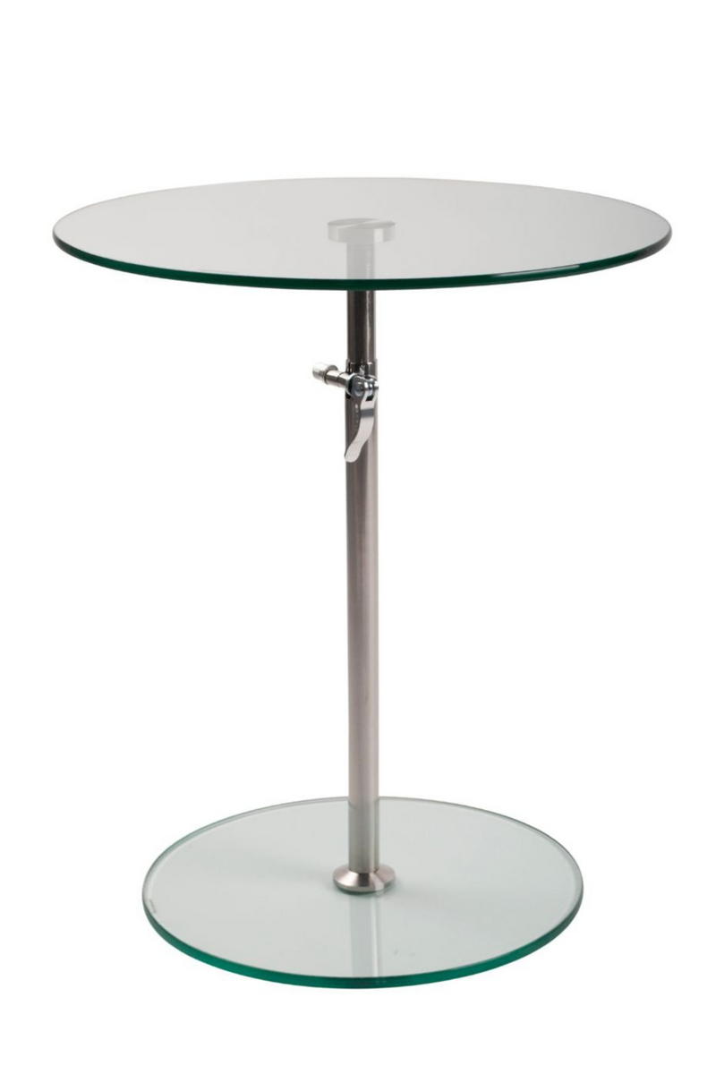 Glass Pedestal Side Table | DF Karena | Oroatrade.com
