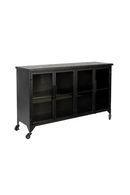 Lacquered Black Low Cabinet | DF Ferre | Oroatrade.com