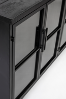 Lacquered Black Low Cabinet | DF Ferre | Oroatrade.com