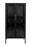 Black Wooden Wine Cabinet | DF Rob | Oroatrade.com