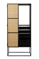 Rattan Webbing Wine Cabinet | DF Guuji | Oroatrade.com