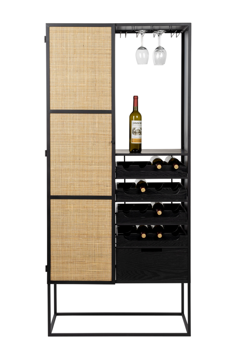 Rattan Webbing Wine Cabinet | DF Guuji | Oroatrade.com
