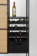 Rattan Webbing Wine Cabinet | DF Guuji | Oroatrade.com