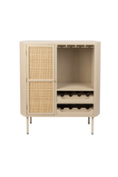 Beige Wooden Wine Cabinet | DF Amaya | Oroatrade.com