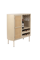 Beige Wooden Wine Cabinet | DF Amaya | Oroatrade.com
