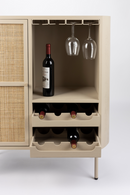 Beige Wooden Wine Cabinet | DF Amaya | Oroatrade.com