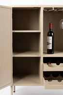Beige Wooden Wine Cabinet | DF Amaya | Oroatrade.com