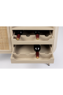 Beige Wooden Wine Cabinet | DF Amaya | Oroatrade.com