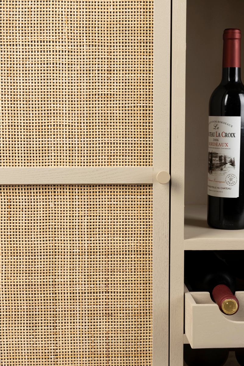 Beige Wooden Wine Cabinet | DF Amaya | Oroatrade.com