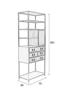 Multilevel Bookcase | DF Samuel | Oroatrade.com