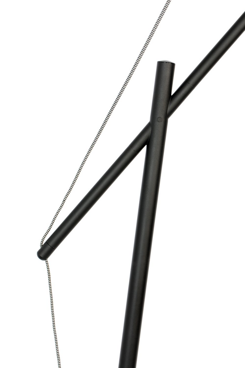 Black Adjustable Task Floor Lamp | DF Tokio | Oroatrade.com