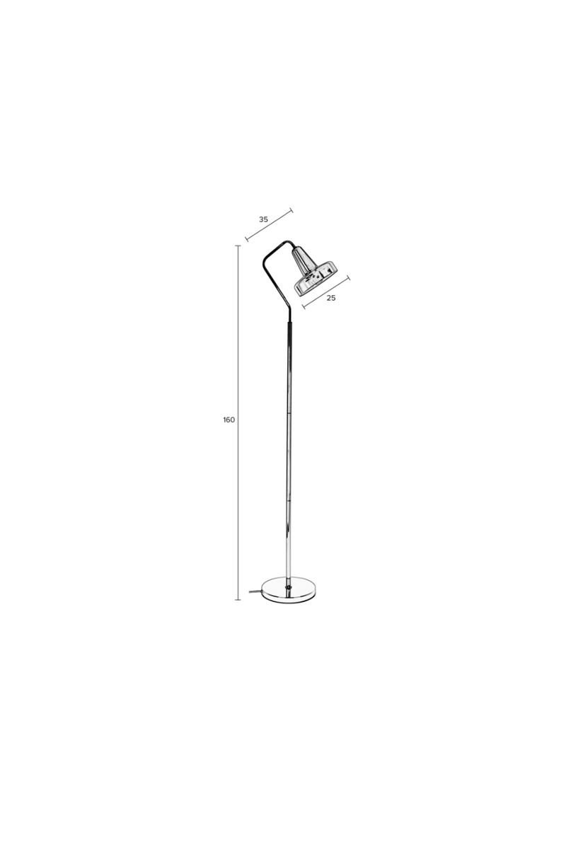 Industrial Glass Floor Lamp | DF Anshin | Oroatrade.com