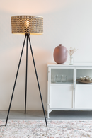 Modern Bamboo Tripod Floor Lamp | DF Isla | Oroatrade.com