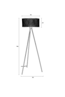 Modern Bamboo Tripod Floor Lamp | DF Isla | Oroatrade.com