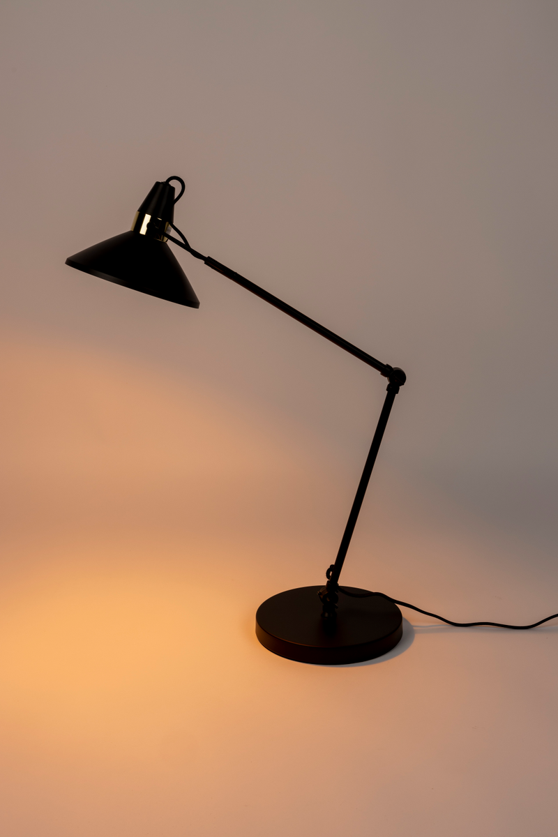 Black Iron Spot Table Lamp | DF Jona | Oroatrade.com