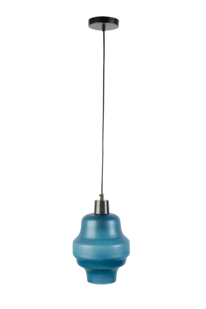 Frosted Blue Glass Pendant Lamp | DF Rose | Oroatrade.com