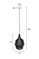 Brass Iron Mesh Pendant Lamp | DF Lena | Oroatrade.com