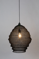 Black Iron Mesh Pendant Lamp | DF Lena | Oroatrade.com