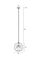 Sculptural Pendant Lamp | DF Lauren | Oroatrade.com