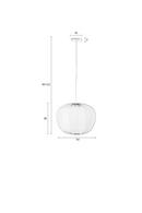 White Modern Pendant Lamp | DF Shem | Oroatrade.com