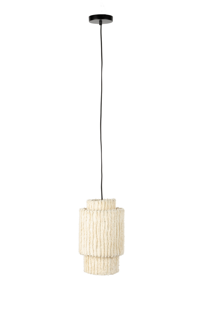 White Cotton Pendant Lamp | DF Arjun | Oroatrade.com