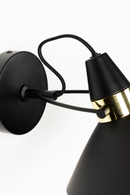 Black Iron Spot Wall Lamp | DF Jona | Oroatrade.com