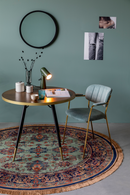 Round Green Vintage Carpet | DF Raz | Oroatrade.com