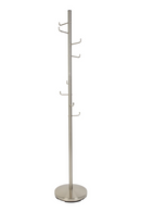 Silver Free Standing Coat Rack | DF Hooked | Oroatrade.com