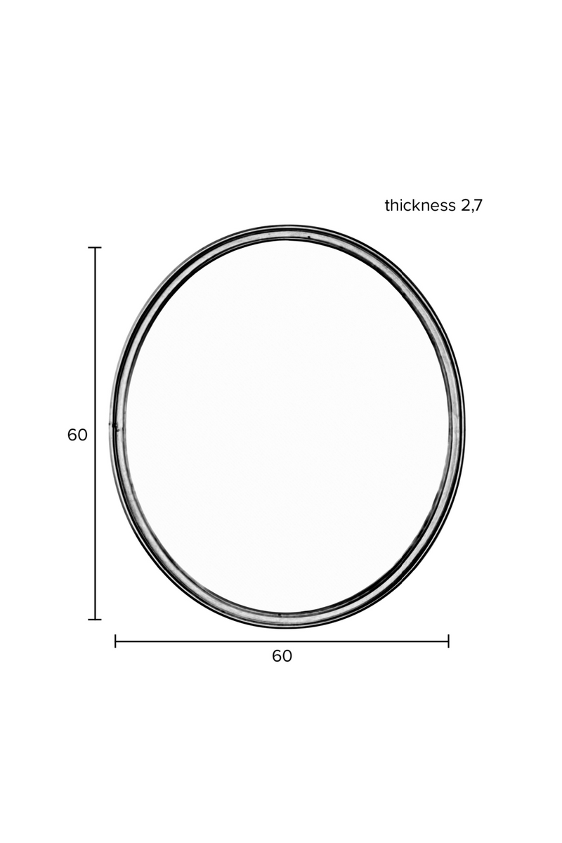 Round Minimalist Mirror | DF Matz | Oroatrade.com