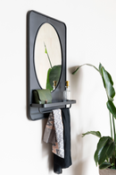 Metal Framed Mirror Shelf | DF Pascal | Oroatrade.com