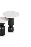 White Marble Side Table set of 2 | Liang & Eimil Babel | OROATRADE