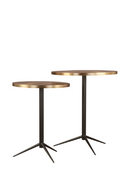 Round Brass Nesting Side Tables | Liang & Eimil Antigua | OROATRADE
