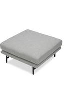 Light Gray Upholstered Ottoman | Liang & Eimil Mossi | Oroatrade.com