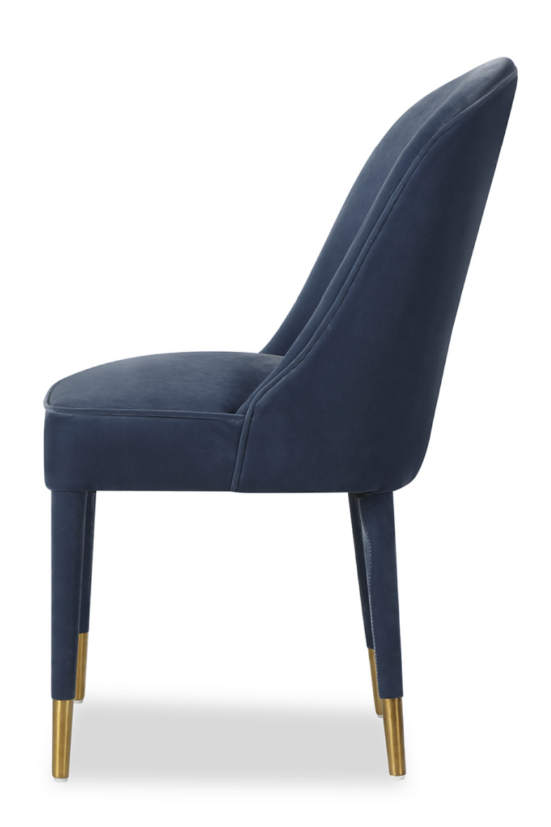 Cobalt Blue Velvet Dining Chair | Liang & Eimil Viva | Oroatrade.com