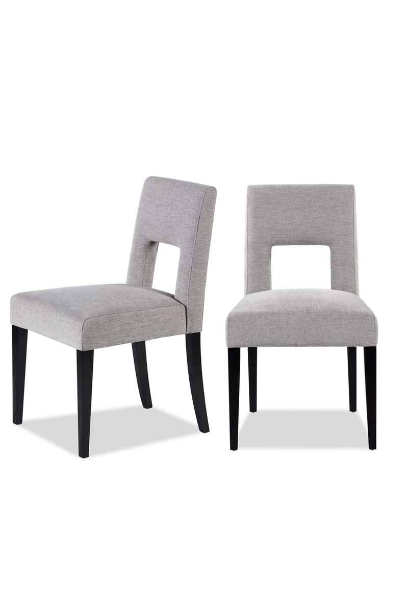 Gray Linen Upholstred Dining Chair | Liang and Eimil Venice | OROATRADE