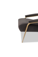 Slate Gray Velvet Chair | Liang & Eimil Rex | OROATRADETRADE.com