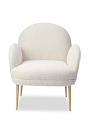 White Bouclé Accent Chair | Liang & Eimil Gil | Oroatrade